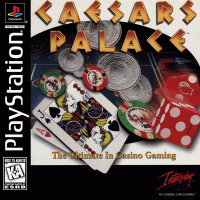 Caesar's Palace PAL Playstation PAL box art